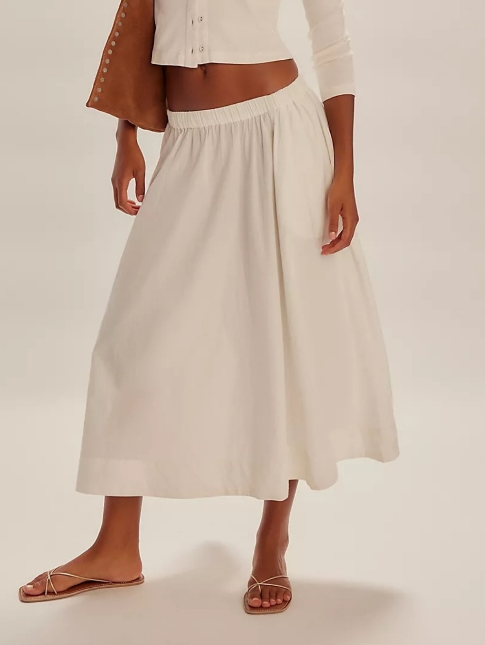 NWOT Free People Free-est Perfect Tones Skirt with Pockets